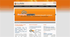 Desktop Screenshot of greymatter.hu