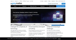 Desktop Screenshot of greymatter.com