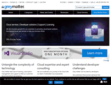 Tablet Screenshot of greymatter.com